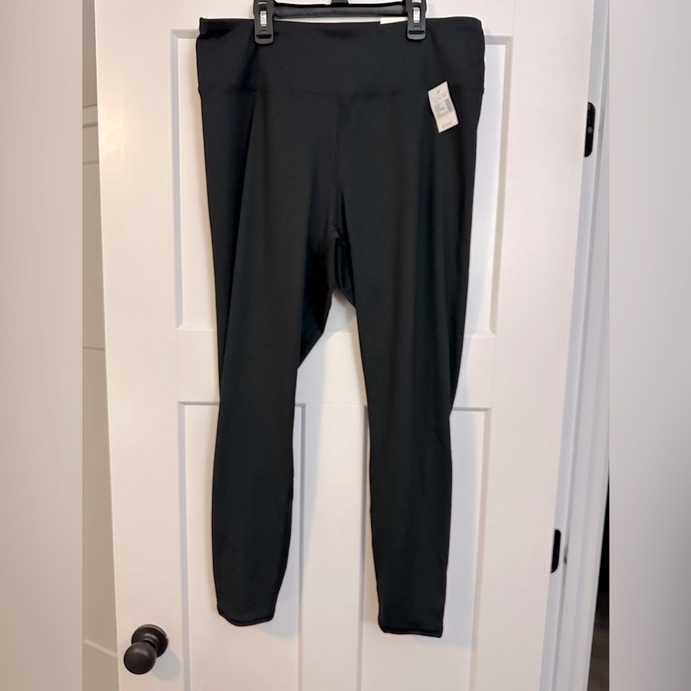 Maurices Black Leggings Stretchy Ultra High Rise - Size 1x